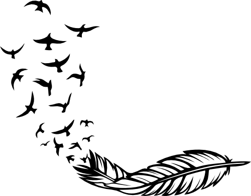 (s159-1D) Feather Birds