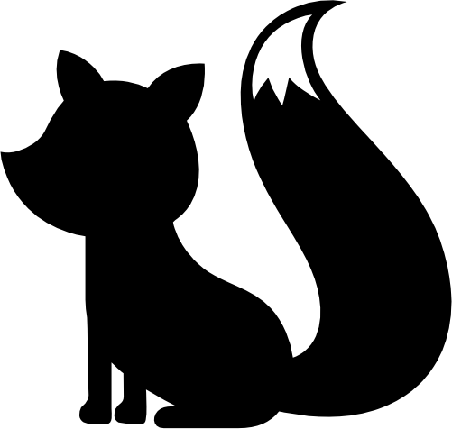 (s015-1O) Fox Silhouette