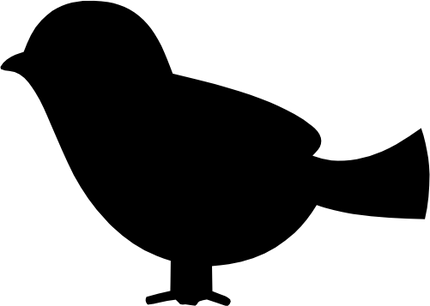 (s015-1G) Bird Silhouette