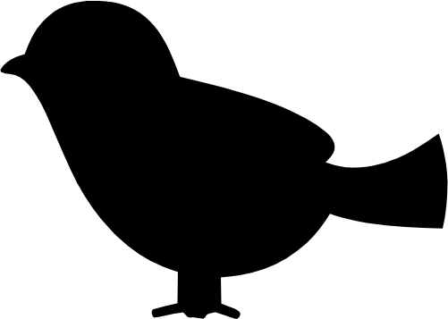 (s015-1G) Bird Silhouette