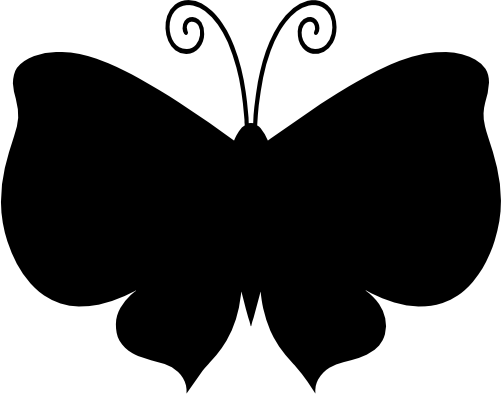 (s015-1I) Butterfly Silhouette
