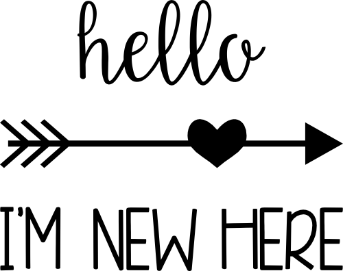 (s163-G) Hello I'm New Here Newborn Baby