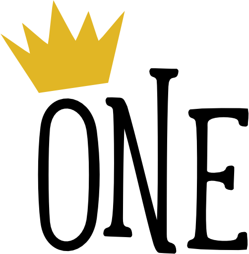 (s165-F) One Block Number with Crown