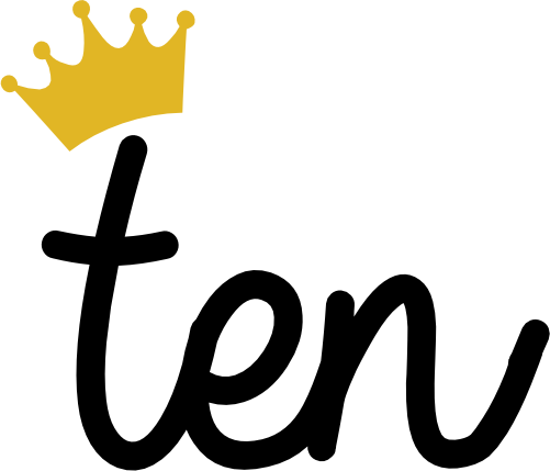 (165-I) Ten Script Number with Crown