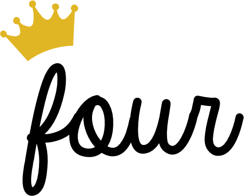 (165-I) Four Script Number with Crown