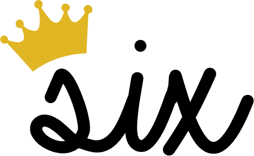 (165-I) Six Script Number with Crown
