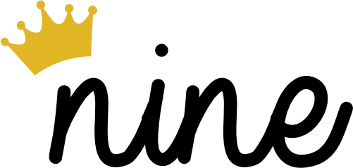 (165-I) Nine Script Number with Crown