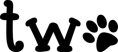 (s165-V) Two Paw Print