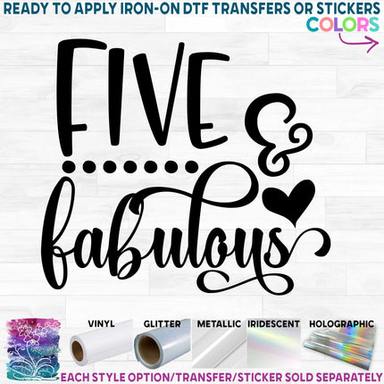 (s165-H) Two, Four, Five, Six & Fabulous