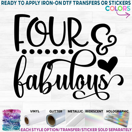 (s165-H) Two, Four, Five, Six & Fabulous