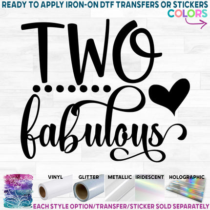 (s165-H) Two, Four, Five, Six & Fabulous