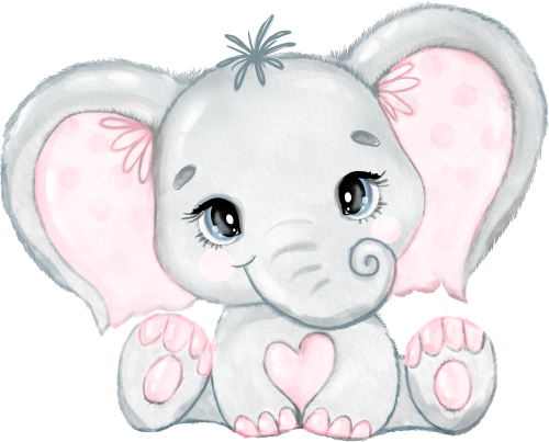 (s167-E2)  Baby Girl Elephant