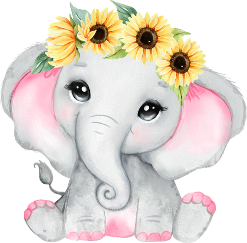 (s167-K) Elephant Sunflowers