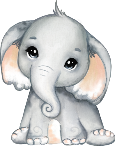 (s167-Y) Baby Elephant