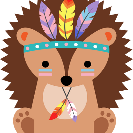 (s169-01-1U) Tribal Hedgehog