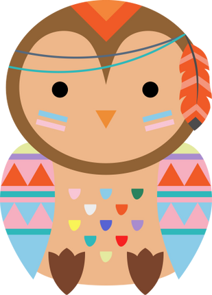 (s169-01-1V) Tribal Owl