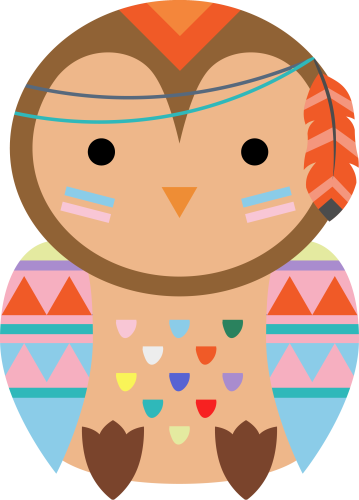 (s169-01-1V) Tribal Owl