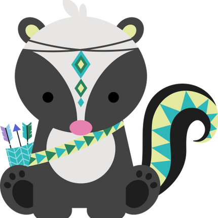 (s169-01-1W) Tribal Skunk