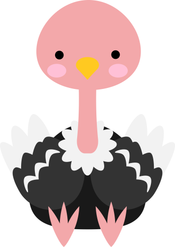 (s169-10-1K) Ostrich