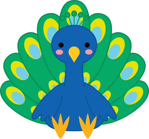 (s169-10-1V) Peacock