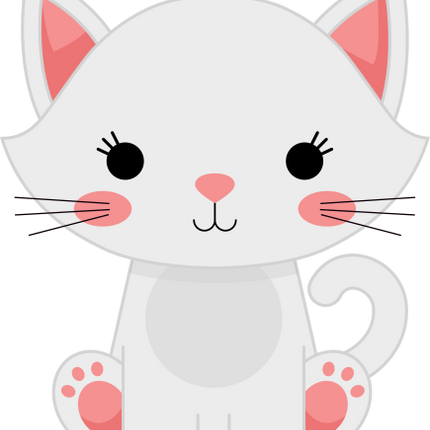 (s169-11-1A) White Cat