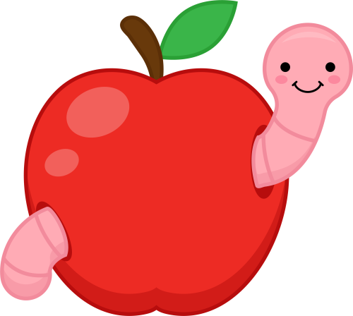 (s169-03-1M) Worm Apple