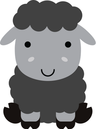(s169-07-1B) Black Sheep