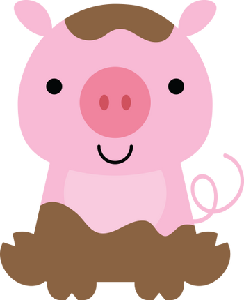 (s169-07-1J) Muddy Pig