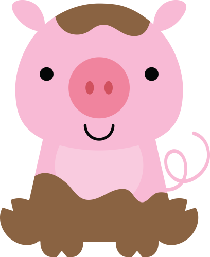 (s169-07-1J) Muddy Pig