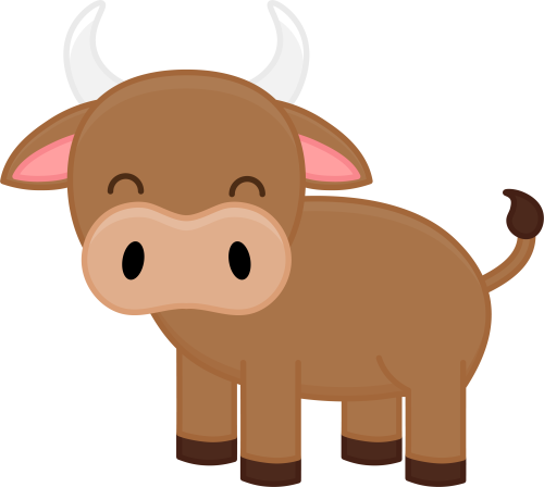 (s169-07-1S) Baby Cow Bull