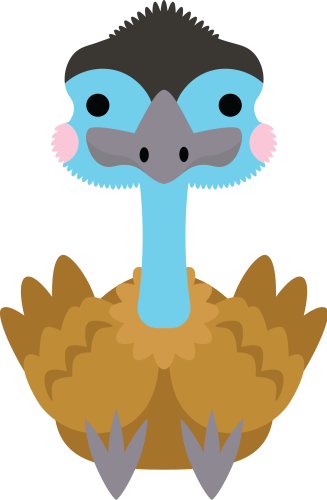 (s169-08-1H) Emu