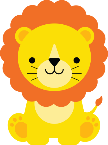 (s169-09-1A) Baby Lion Sitting