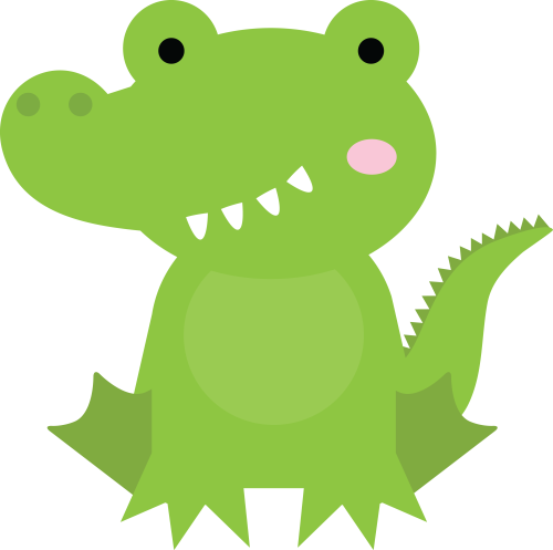 (s169-09-1F) Alligator Crocodile