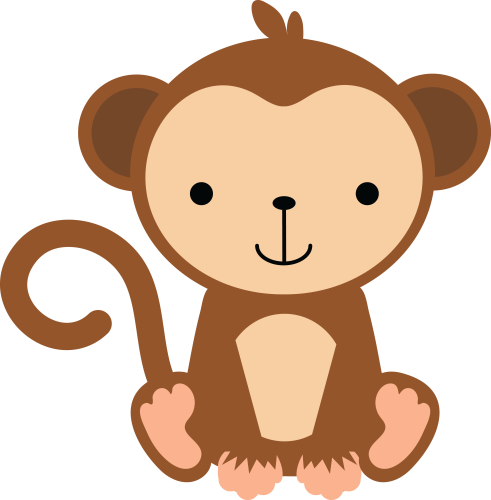 (s169-09-1K) Baby Monkey Sitting