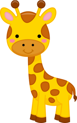 (s169-09-1W) Baby Giraffe