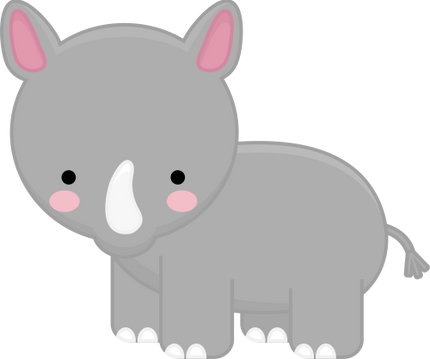 (s169-09-1X) Baby Rhino