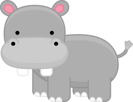 (s169-09-1Y) Baby Hippo