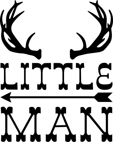 (s172-C) Little Man Antlers