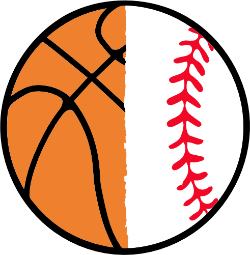 (s177-3) Full Color Split Ball Basketball Baseball Softball