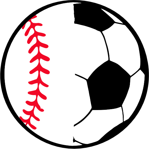 (s177-4) Full Color Split Baseball Softball Soccer