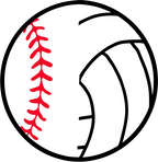 (s177-4) Full Color Split Baseball Softball Volleyball