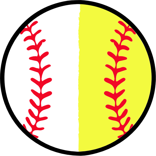 (s177-4) Full Color Split Baseball Softball