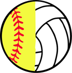 (s177-4) Full Color Split Baseball Softball Volleyball