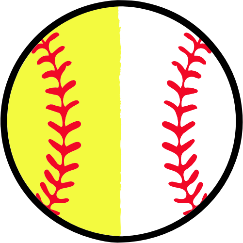 (s177-4) Full Color Split Baseball Softball