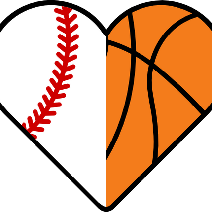 (s177-4) Full Color Split Ball Baseball Softball