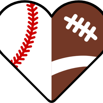 (s177-4) Full Color Split Ball Baseball Softball