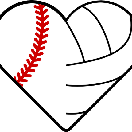 (s177-4) Full Color Split Ball Baseball Softball