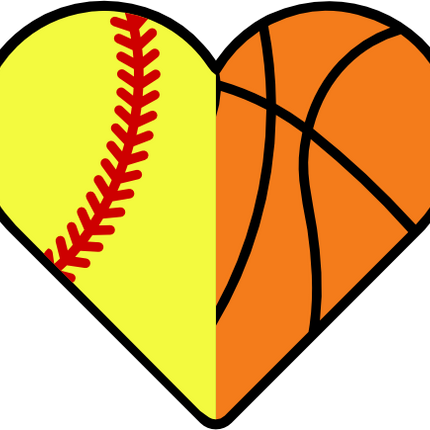 (s177-4) Full Color Split Ball Baseball Softball