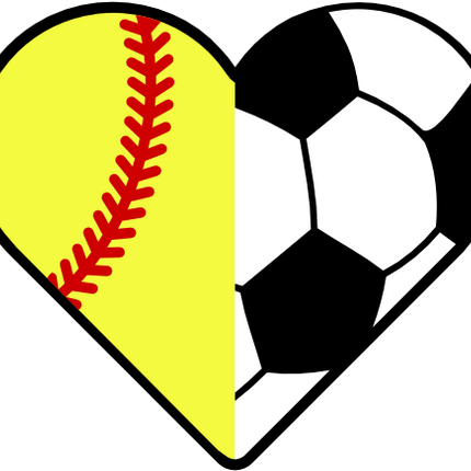 (s177-4) Full Color Split Ball Baseball Softball