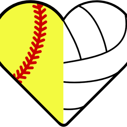 (s177-4) Full Color Split Ball Baseball Softball